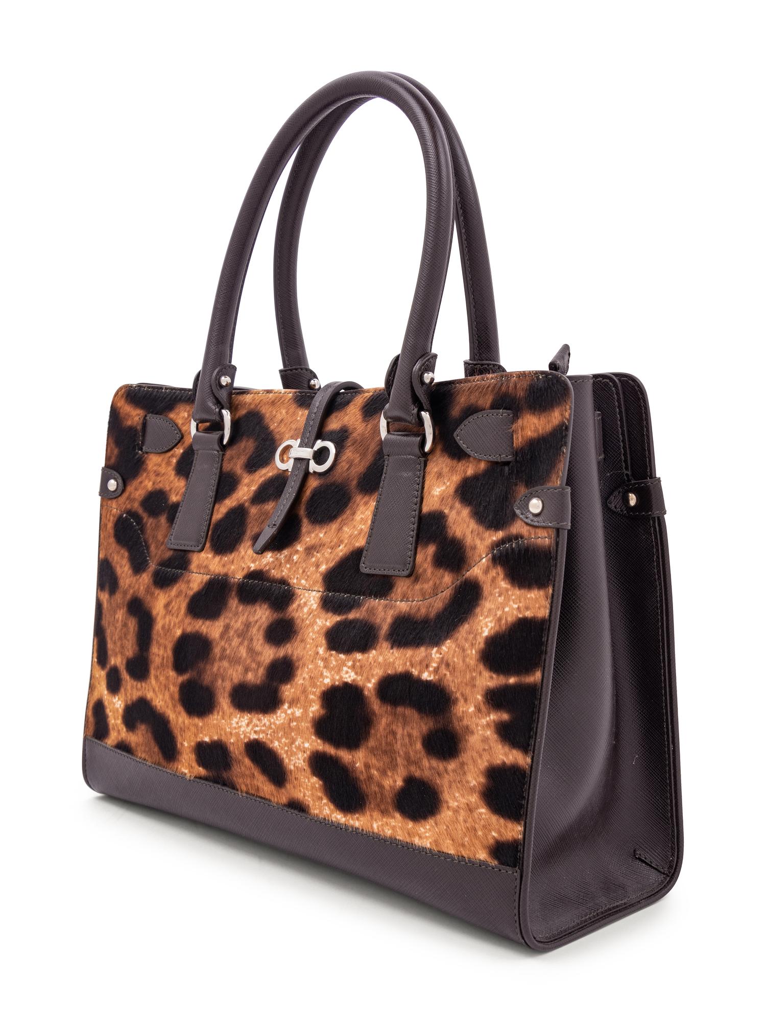 Salvatore Ferragamo Animal Print Bag, 2000s