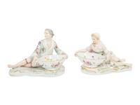 A Group of Three Meissen Porcelain Sweetmeat Dishes