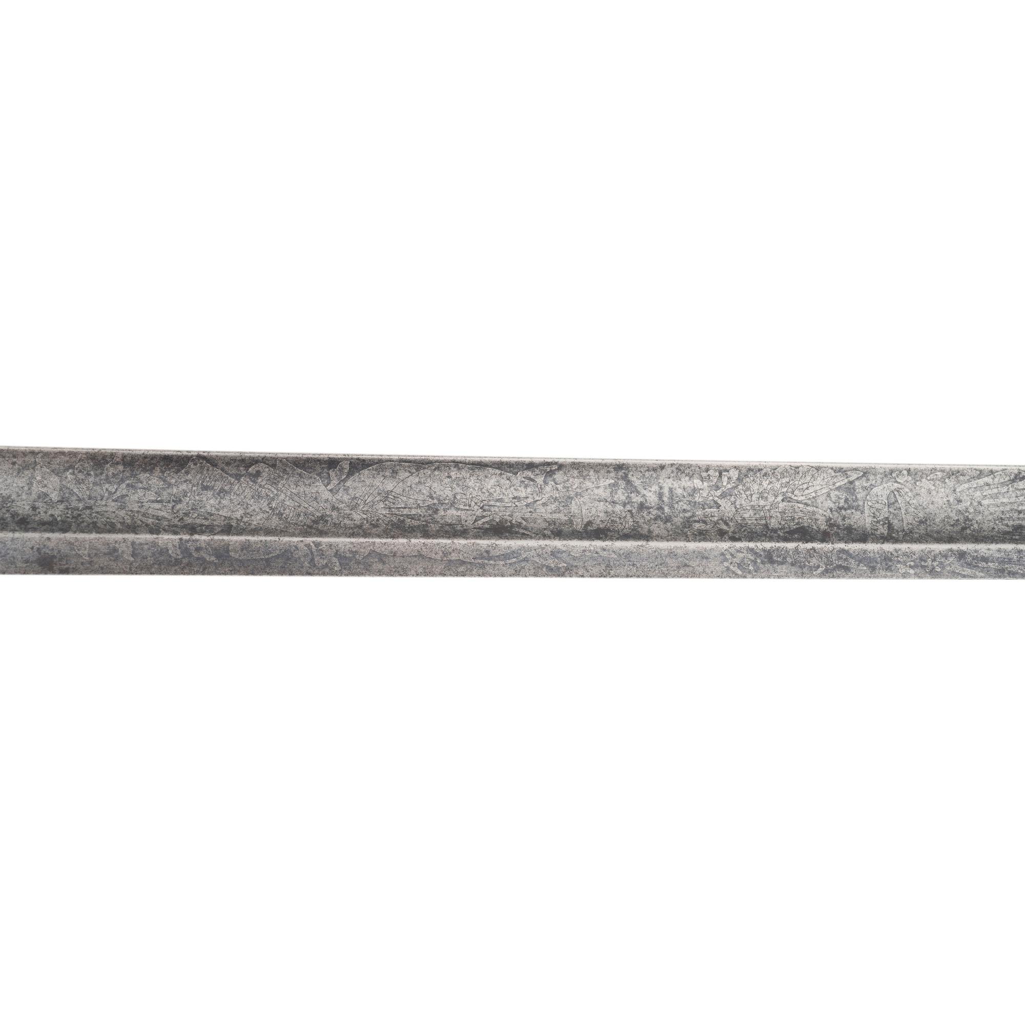 Published Ames Model 1851 General Officers' Sword Inscribed from Confederate Col. WW Horton to Capt. PH Thomas
