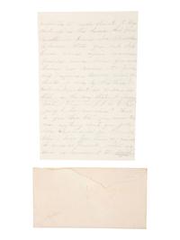 [CIVIL WAR]. A collection of 30 letters associated with West Point Cadet and 2nd Lieutenant Martin Van Buren Lewis, 8th US Infantry, and his wife. 1857 -1863.