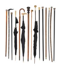 A Collection of Fifteen Victorian Walking Sticks