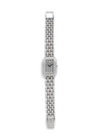 PATEK PHILIPPE, 18K WHITE GOLD AND DIAMOND REF. 4825/150W 'GONDOLO' WRISTWATCH