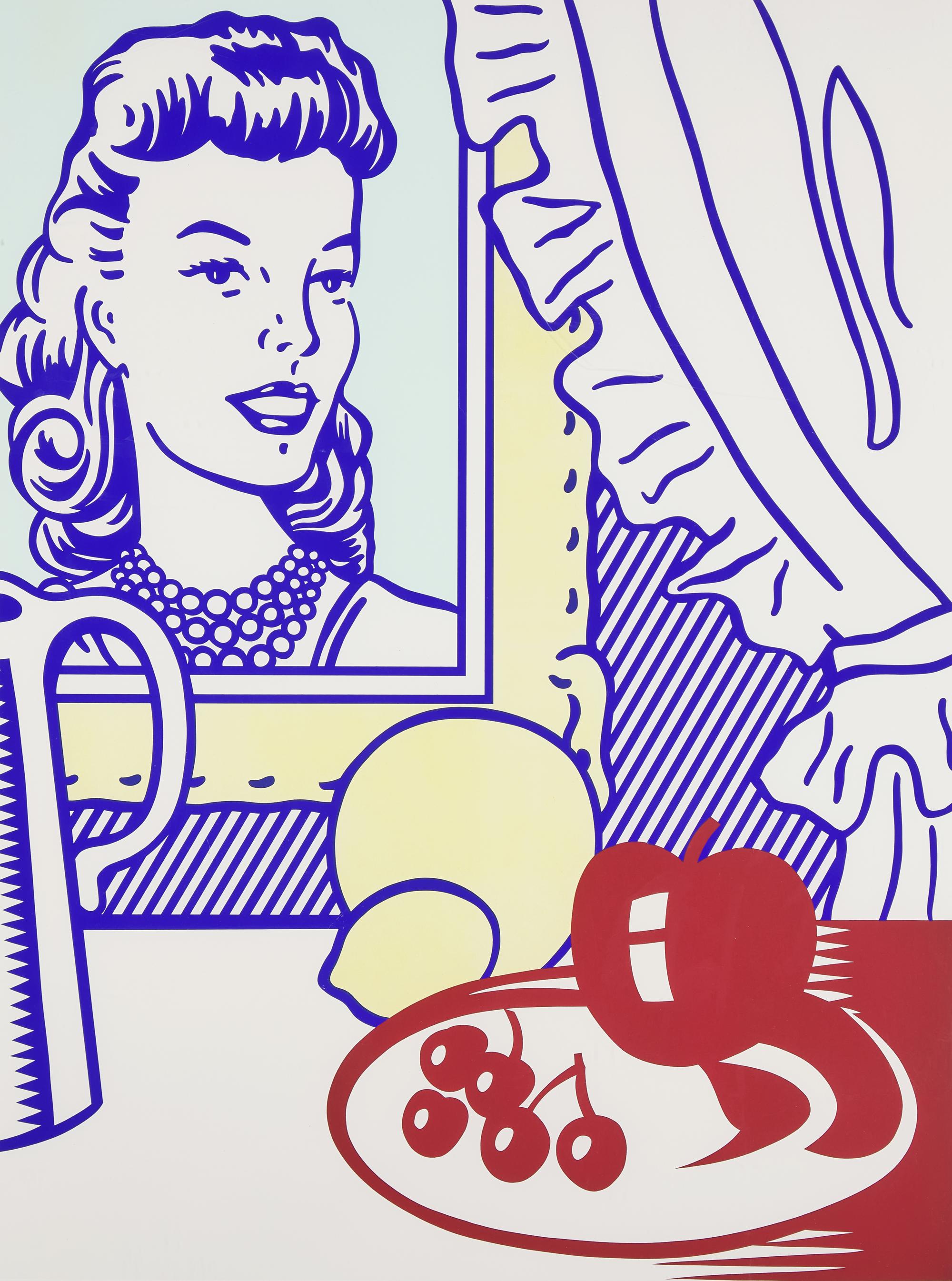 Roy Lichtenstein (American, 1923-1997) — Still Life with Portrait, 1974