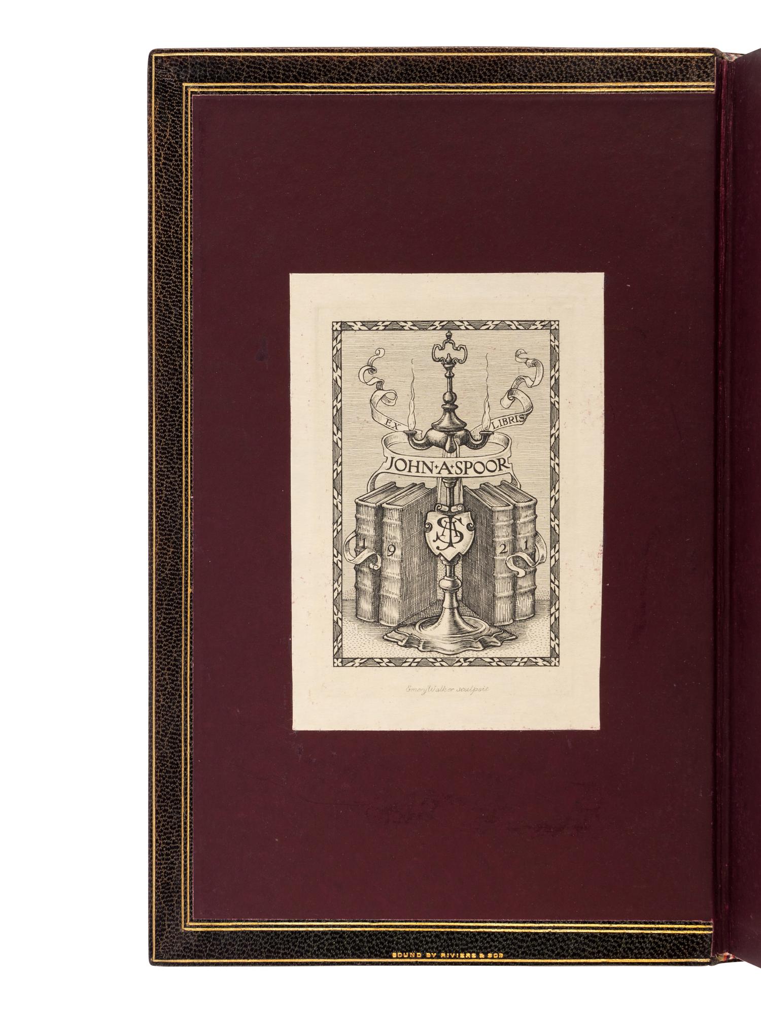 [BINDINGS]. ELIOT, George (1819-1880). Adam Bede . 3 volumes. -- Daniel Deronda . 4 volumes. -- CROSS, John Walter (1840-1924). George Eliot's Life as Related in her Letters and Journals . 3 volumes. Edinburgh and London: William Blackwood and Sons, 1859, 1876, 1885.