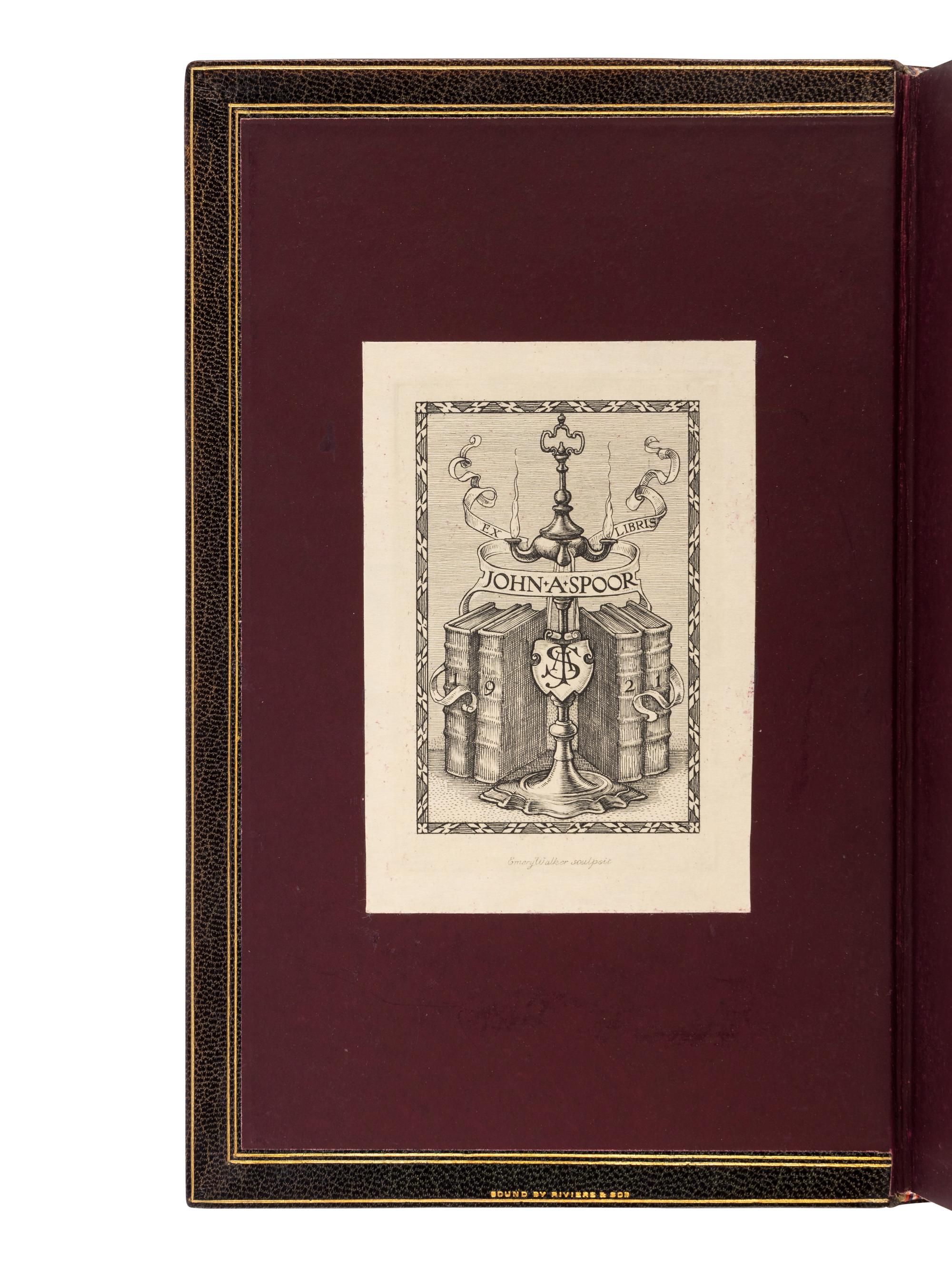 [BINDINGS]. ELIOT, George (1819-1880). Adam Bede . 3 volumes. -- Daniel Deronda . 4 volumes. -- CROSS, John Walter (1840-1924). George Eliot's Life as Related in her Letters and Journals . 3 volumes. Edinburgh and London: William Blackwood and Sons, 1859, 1876, 1885.