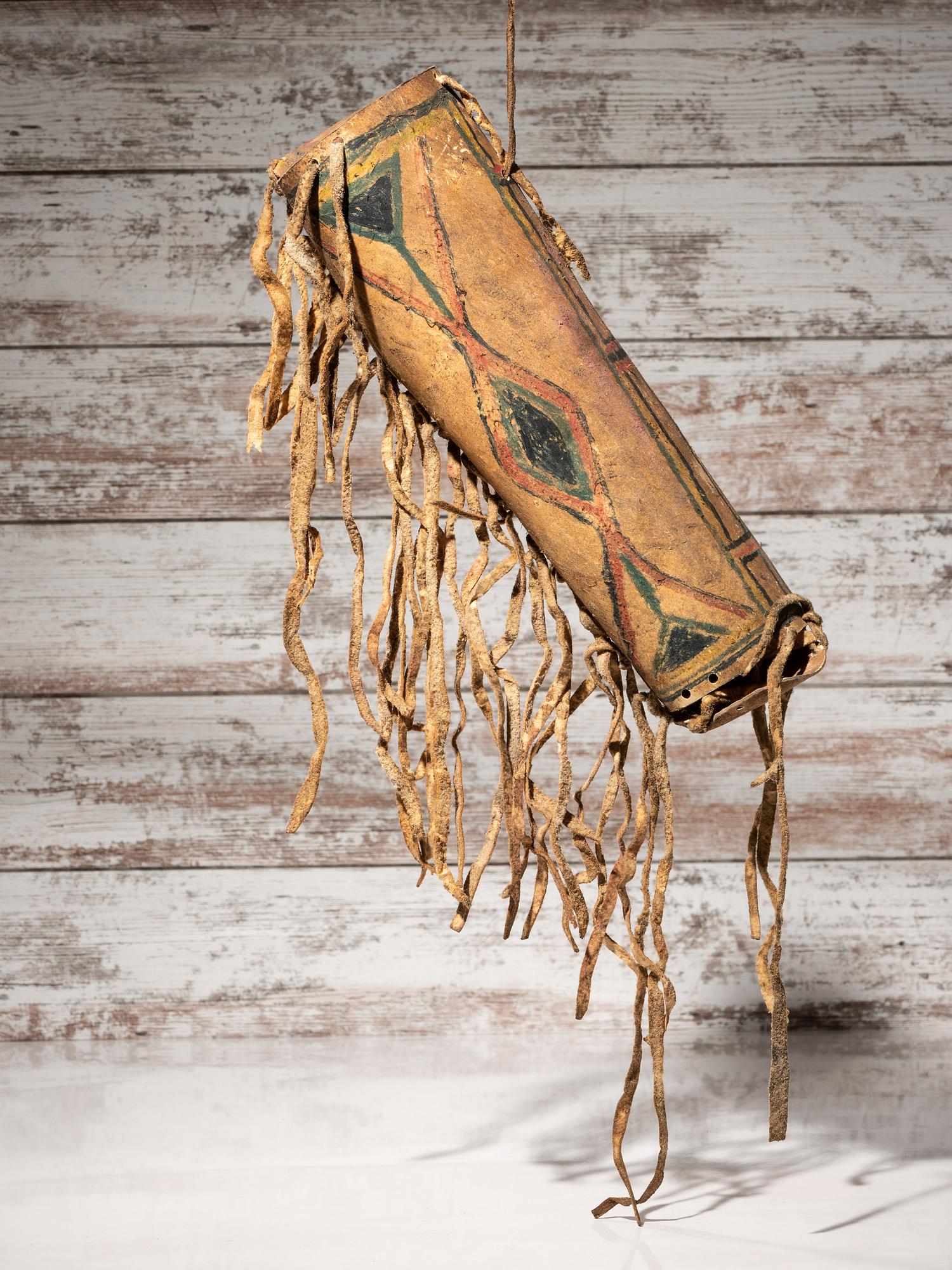 Blackfeet Parfleche Cylinder