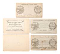 [WESTERN AMERICANA]. WEITFLE, Charles (1836-1921), photographer. A group of 7 stereoviews of Colorado, incl. a group of miners and adventurers traveling by horse-drawn wagon.