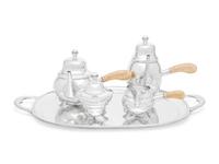An American Silver Five-Piece Tea and Coffee Service