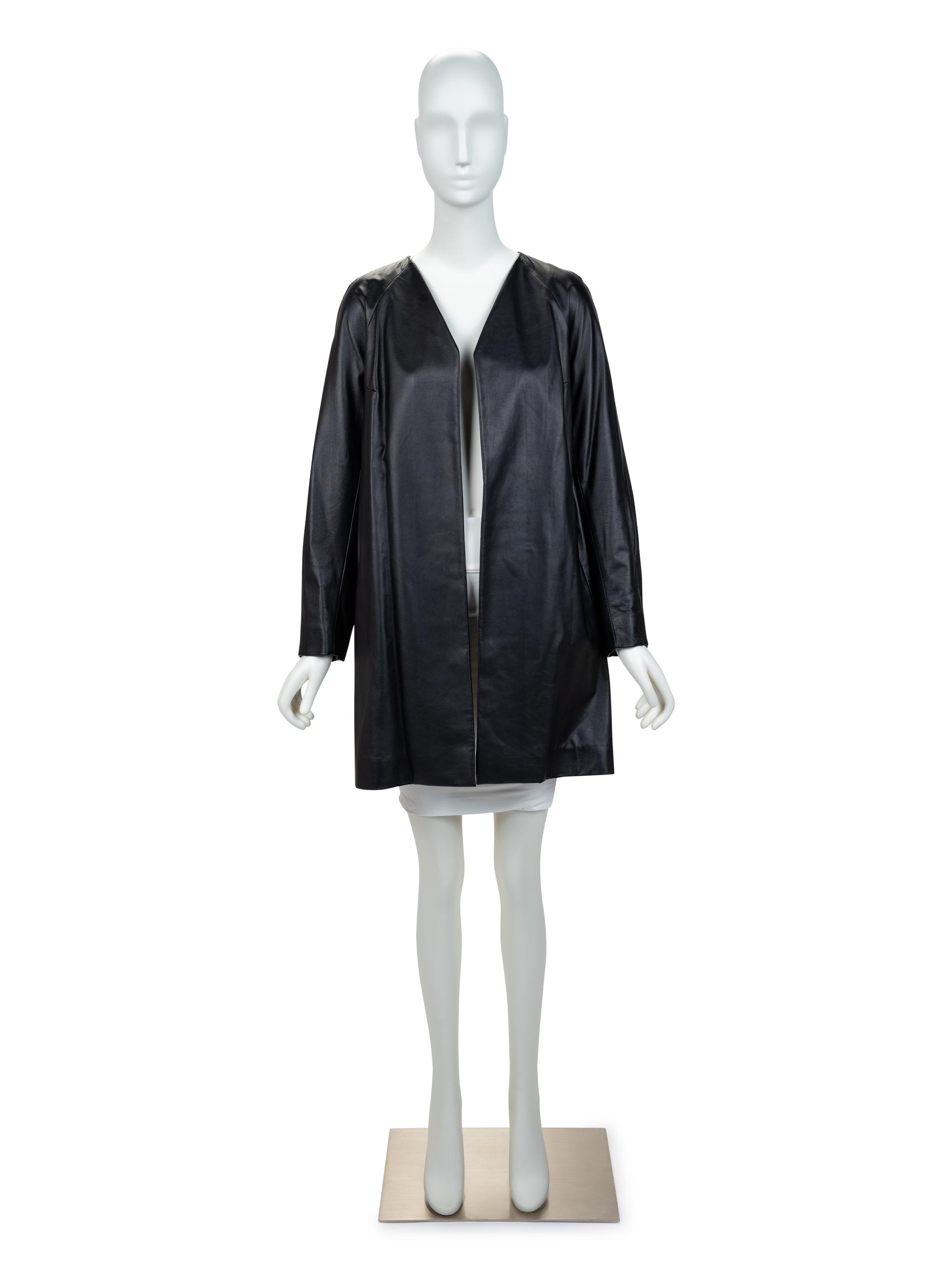 Vionnet Leather Coat