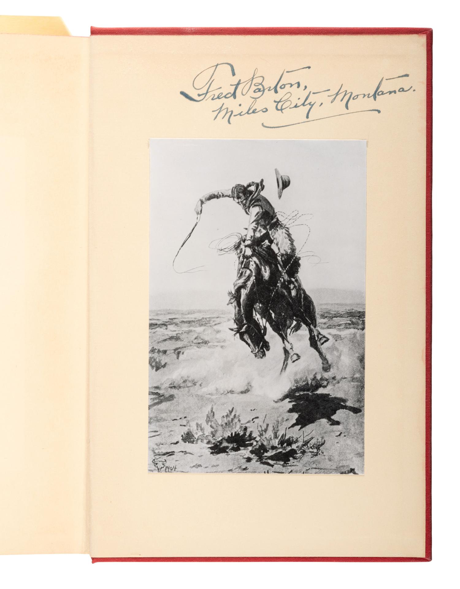 [WESTERN AMERICANA]. Fred Barton Library related to Charles M. Russell and the Old West.