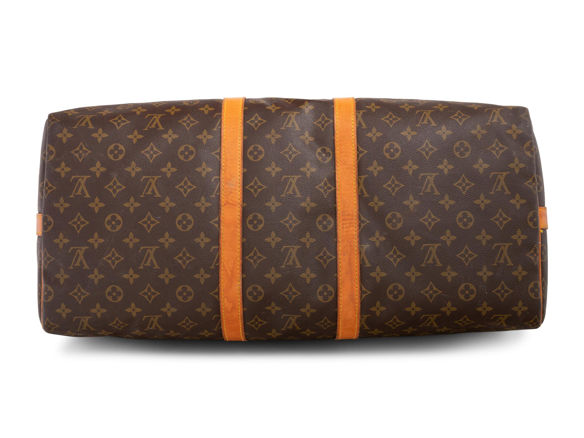 Louis Vuitton Monogram Keepall Bandoulier 55 Bag, 1990
