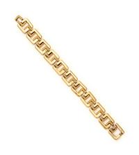 YELLOW GOLD BRACELET AND EARCLIPS