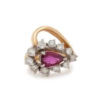 RUBY AND DIAMOND RING