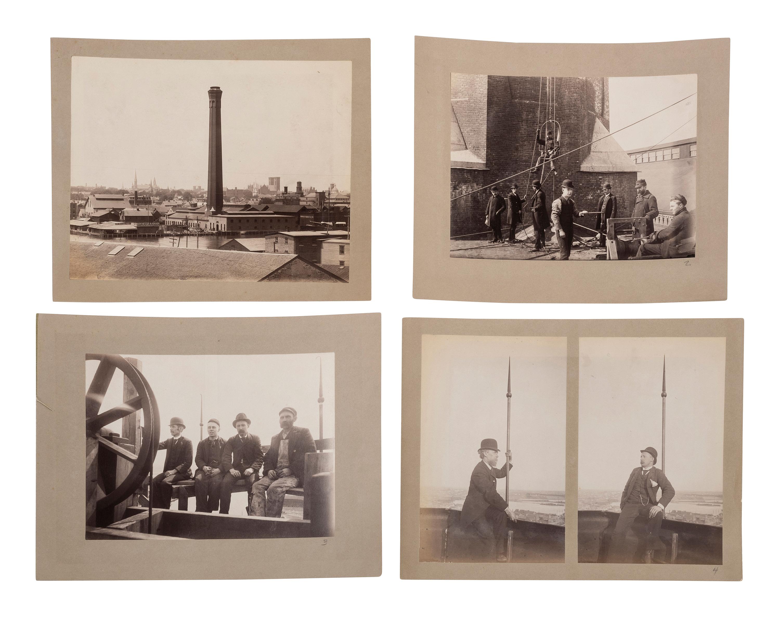 Rhode Island Extraordinary 20 Part Photo Panorama of Providence, circa 1880-90.