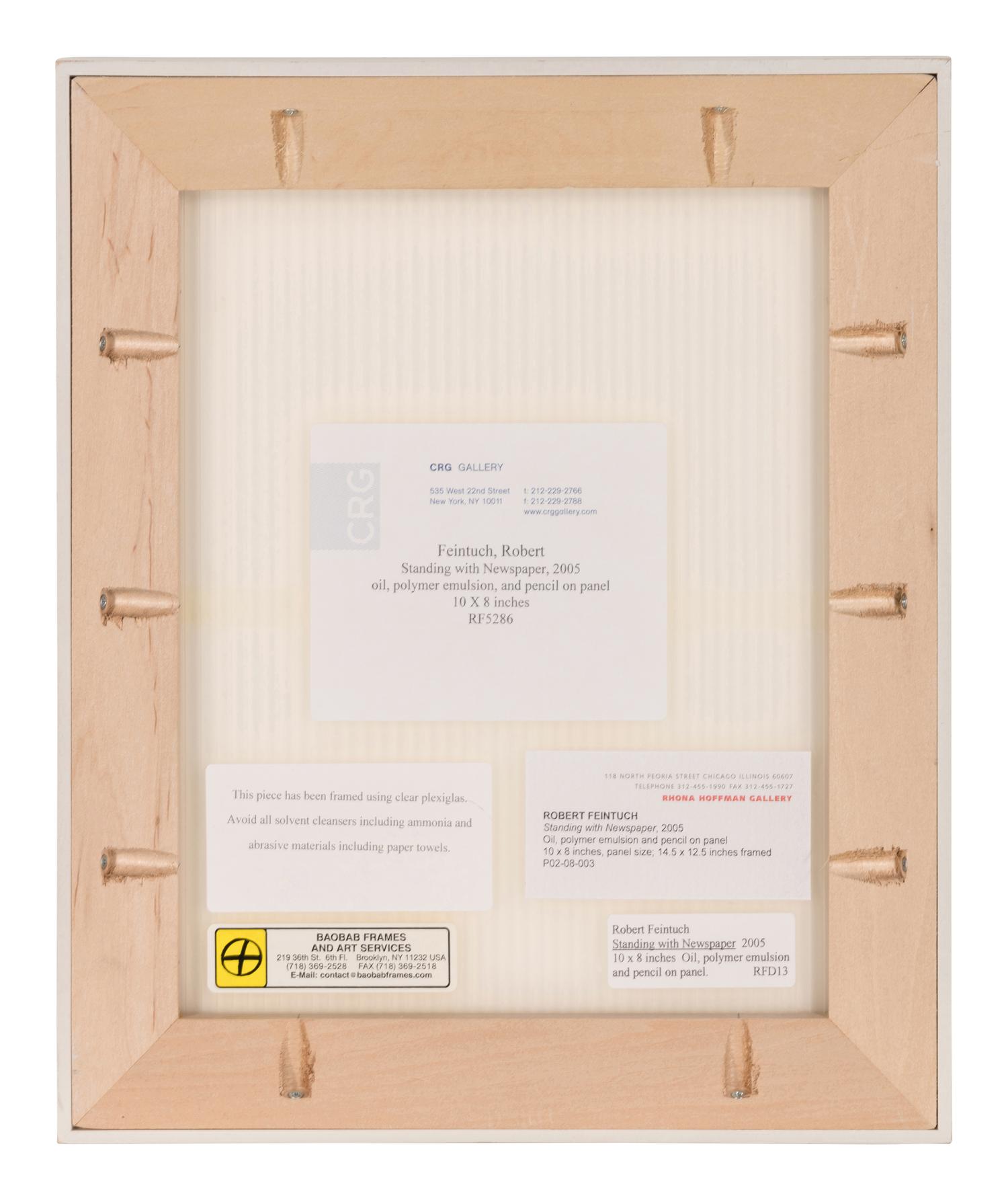 Robert Feintuch (American, b. 1953) — Standing with Newspaper , 2005