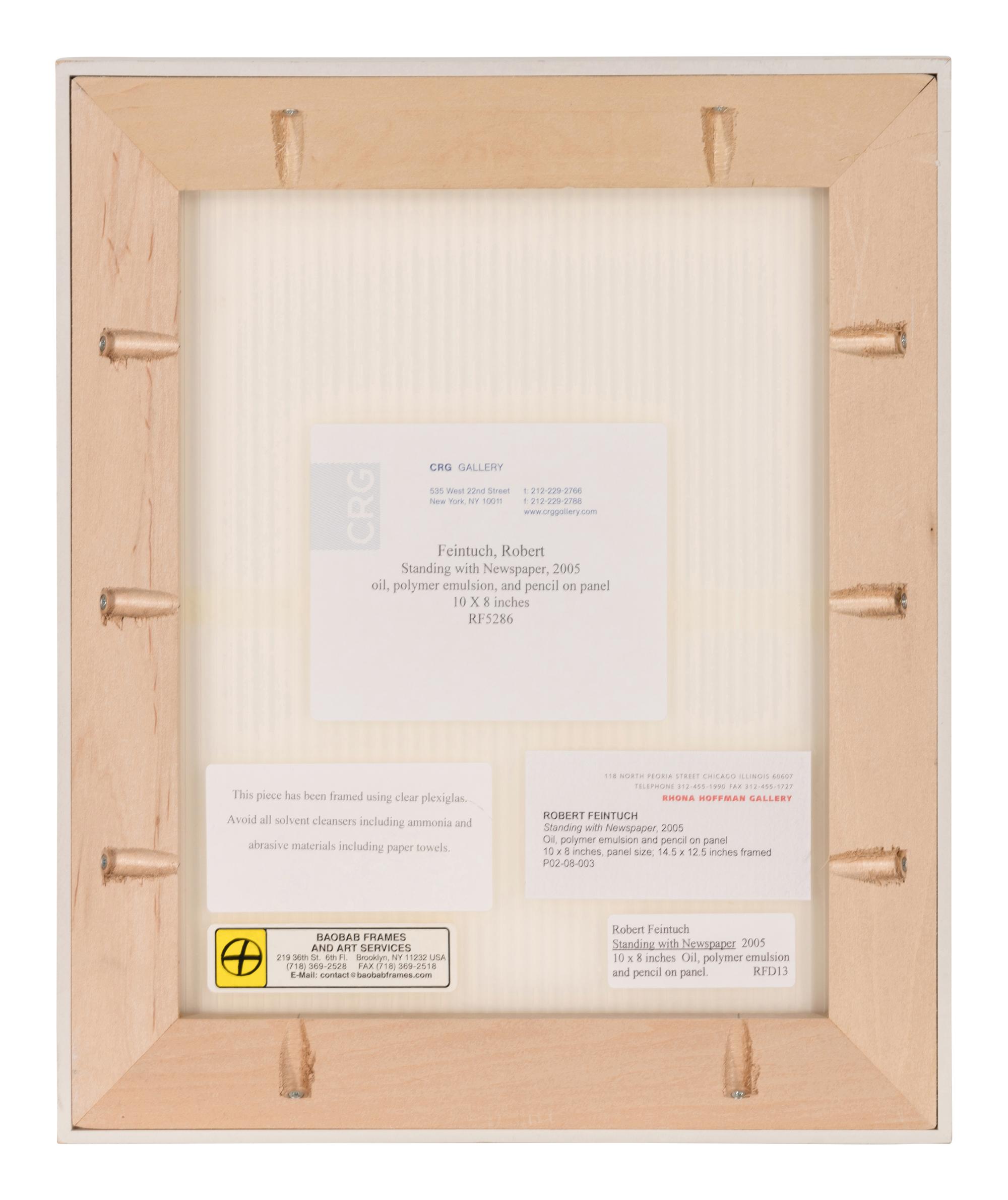 Robert Feintuch (American, b. 1953) — Standing with Newspaper , 2005