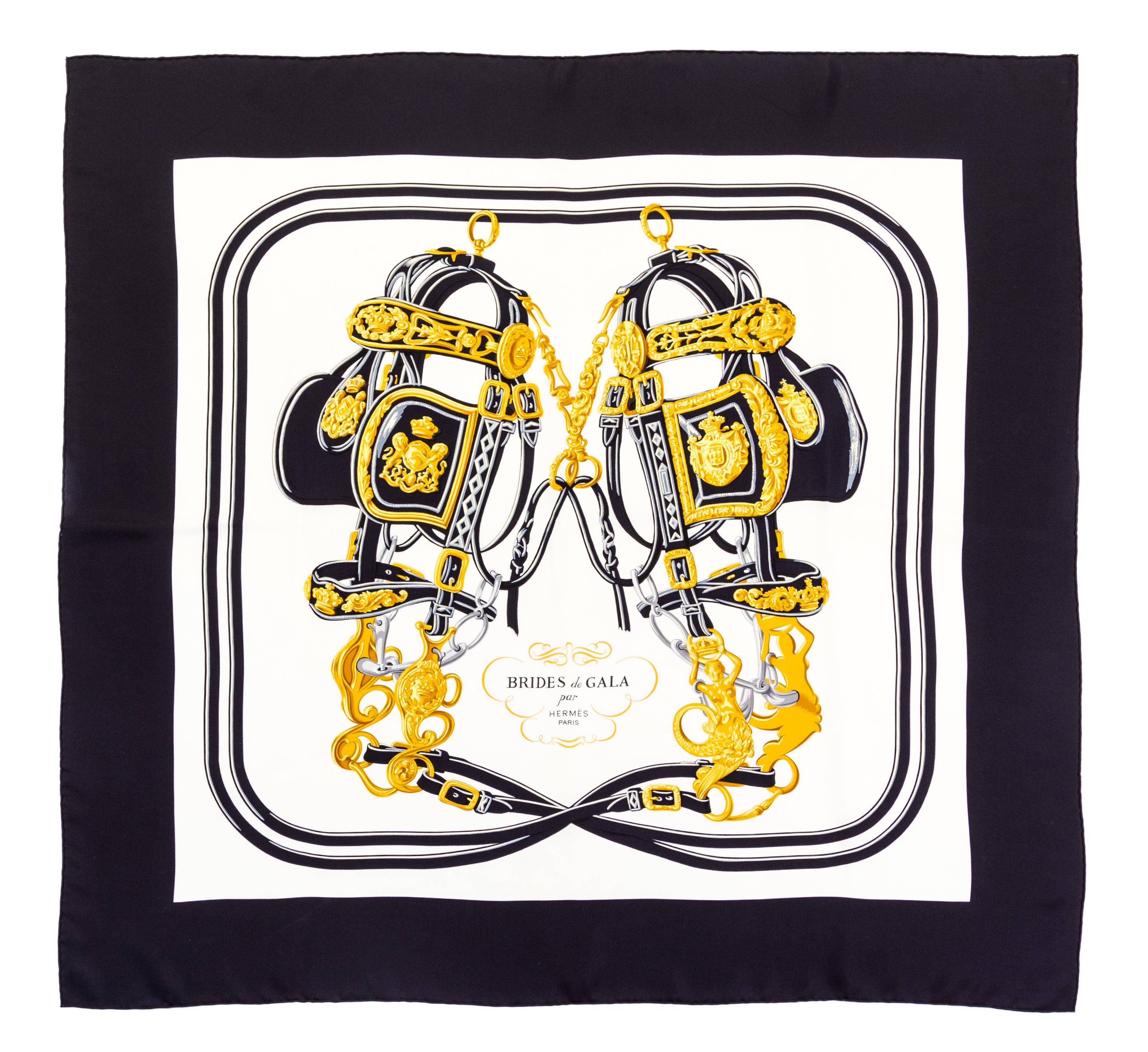 An Hermes 90cm Silk Scarf, 36" x 36".