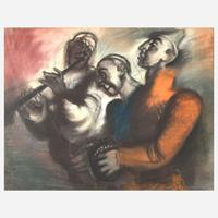 Edouard Léon Louis Edy-Legrand (French, 1892-1970) Three Musicians
