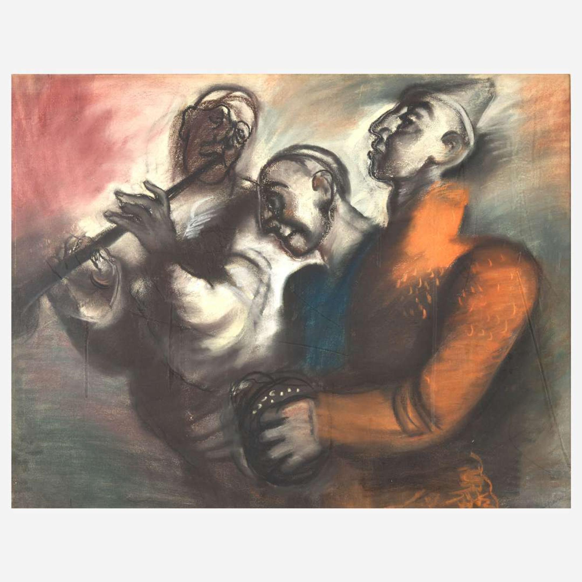 Edouard Léon Louis Edy-Legrand (French, 1892-1970) Three Musicians