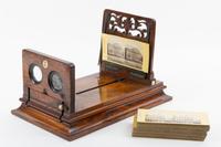 A Stereographoscope Height 15 5/8 x width 9 1/8 inches.