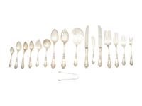 An American Silver Flatware Service — Reed and Barton, Taunton, MA, 20th Century