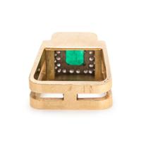 EMERALD AND DIAMOND RING