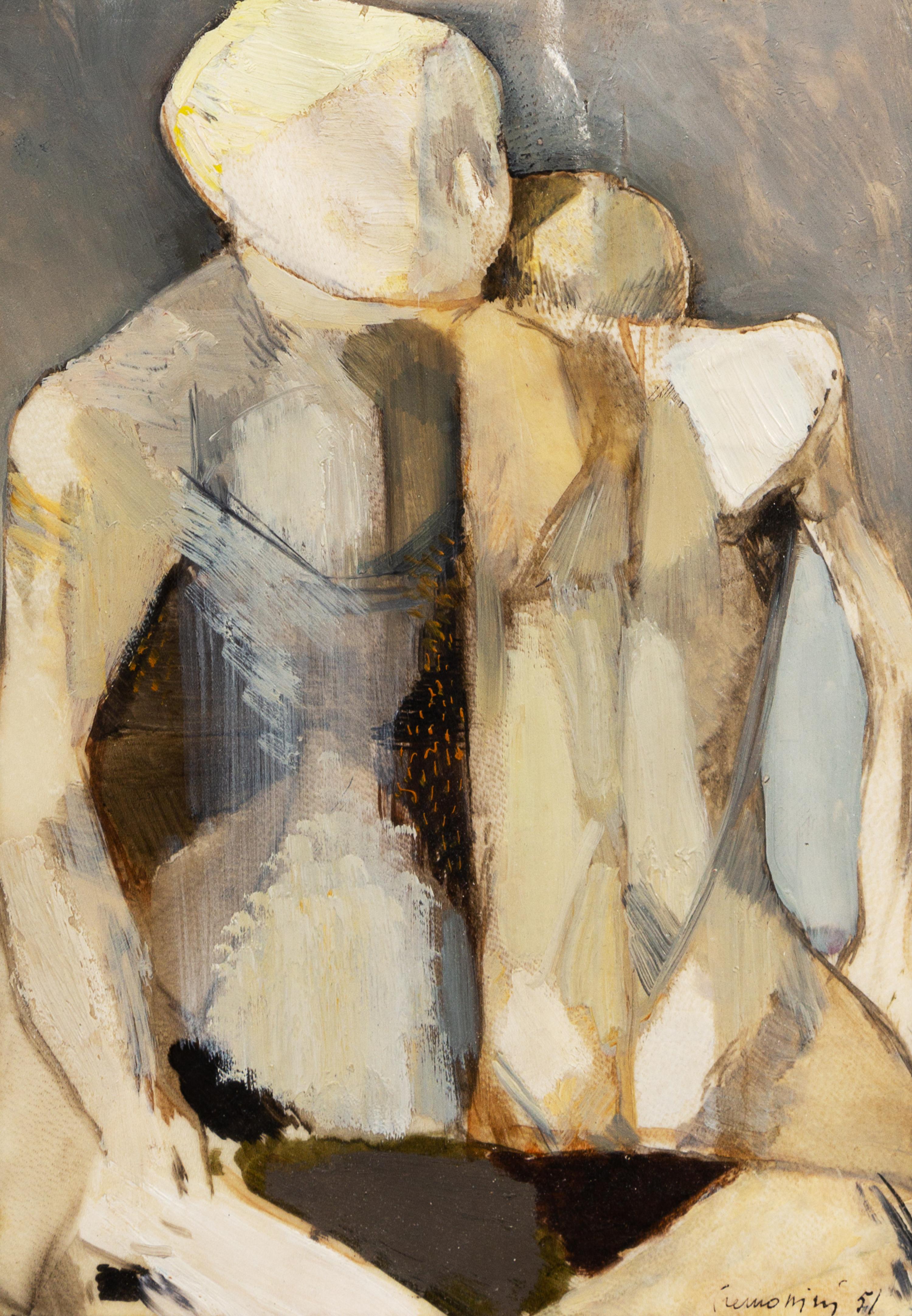 Leonardo Cremonini, (Italian, 1926-2010), Figure, 1951