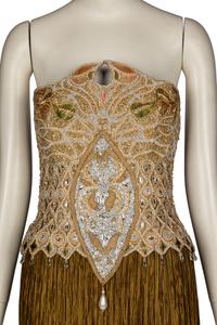 Mary McFadden Strapless Gown and Bolero
