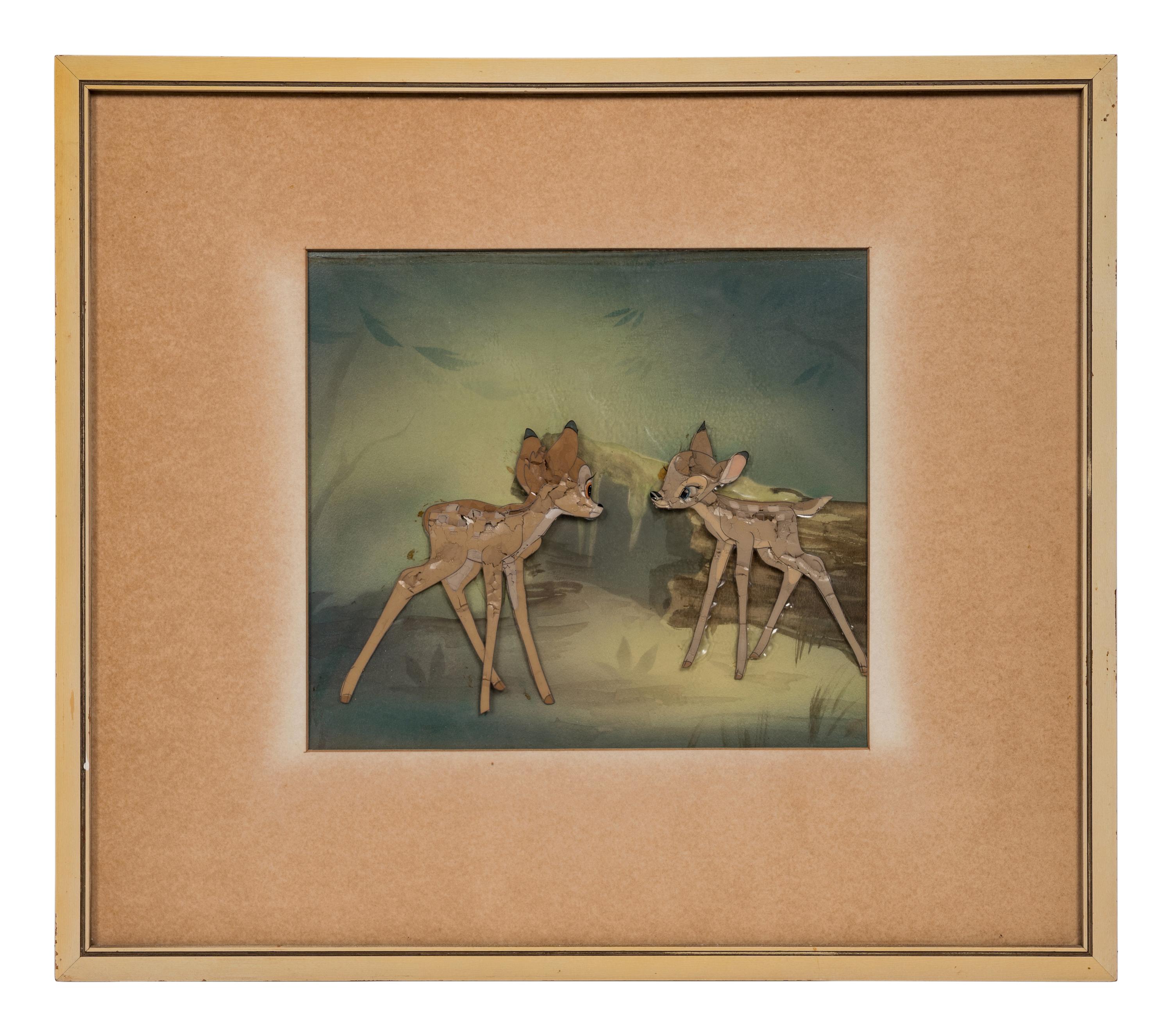 A Walt Disney Production Bambi Animation Cel