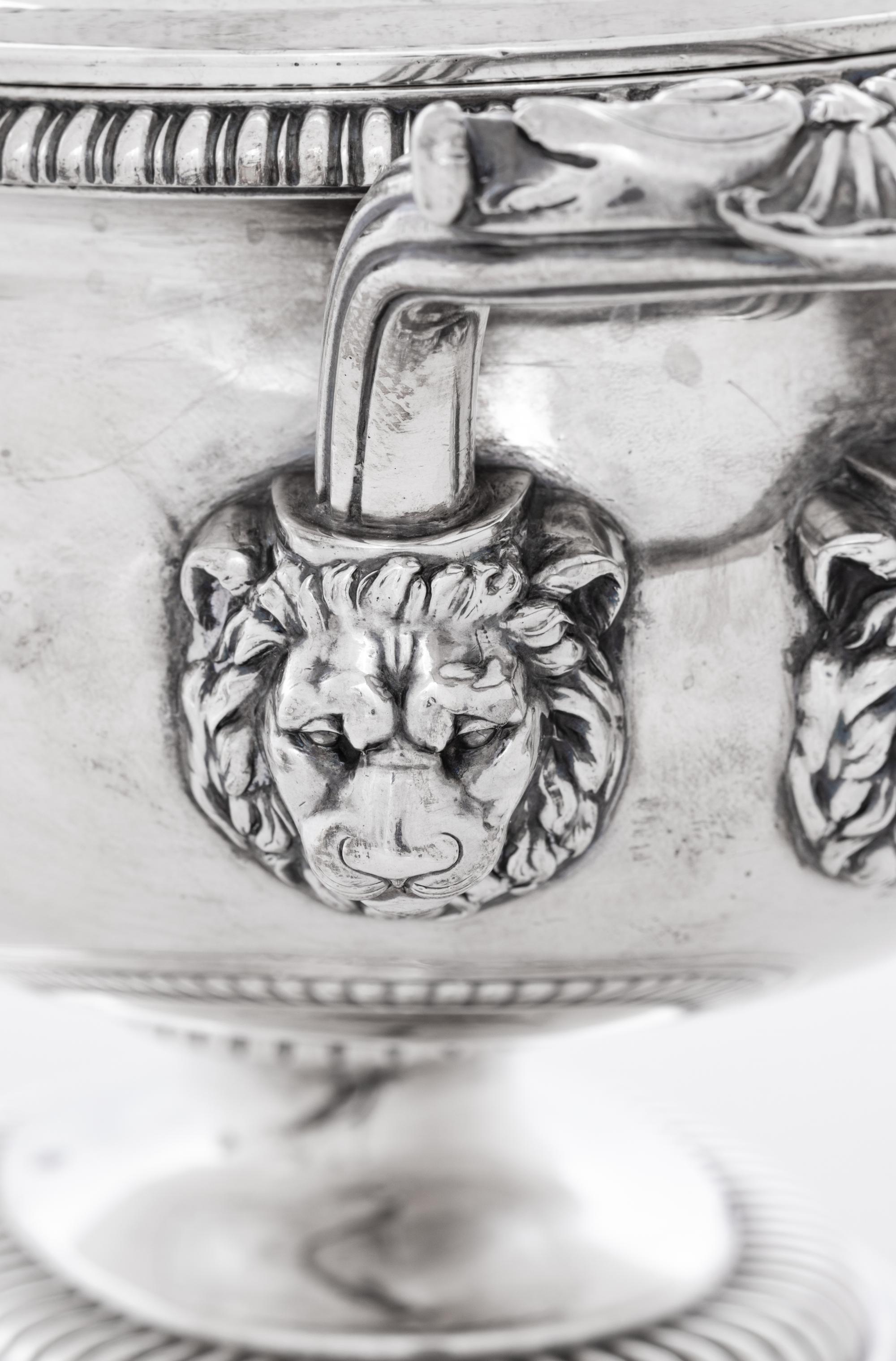 A Pair of Paul Storr George III Silver Covered Sauce Tureens