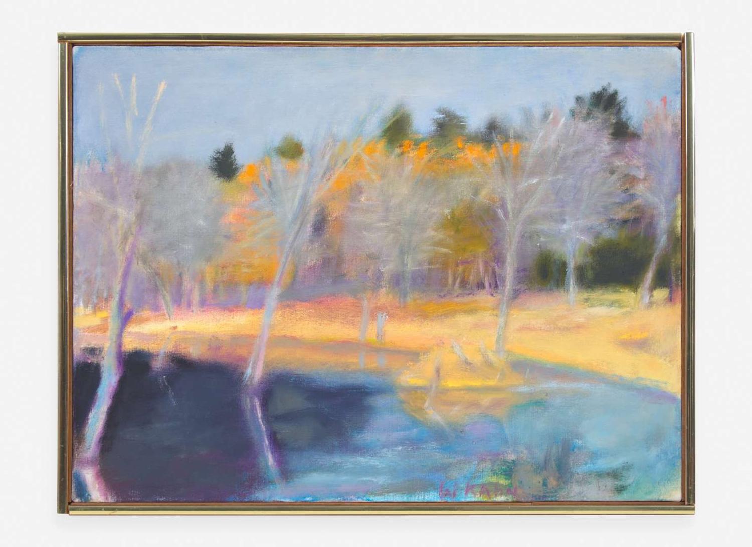 Wolf Kahn (American/German, 1927-2020) - Beaver Swamp in Autumn