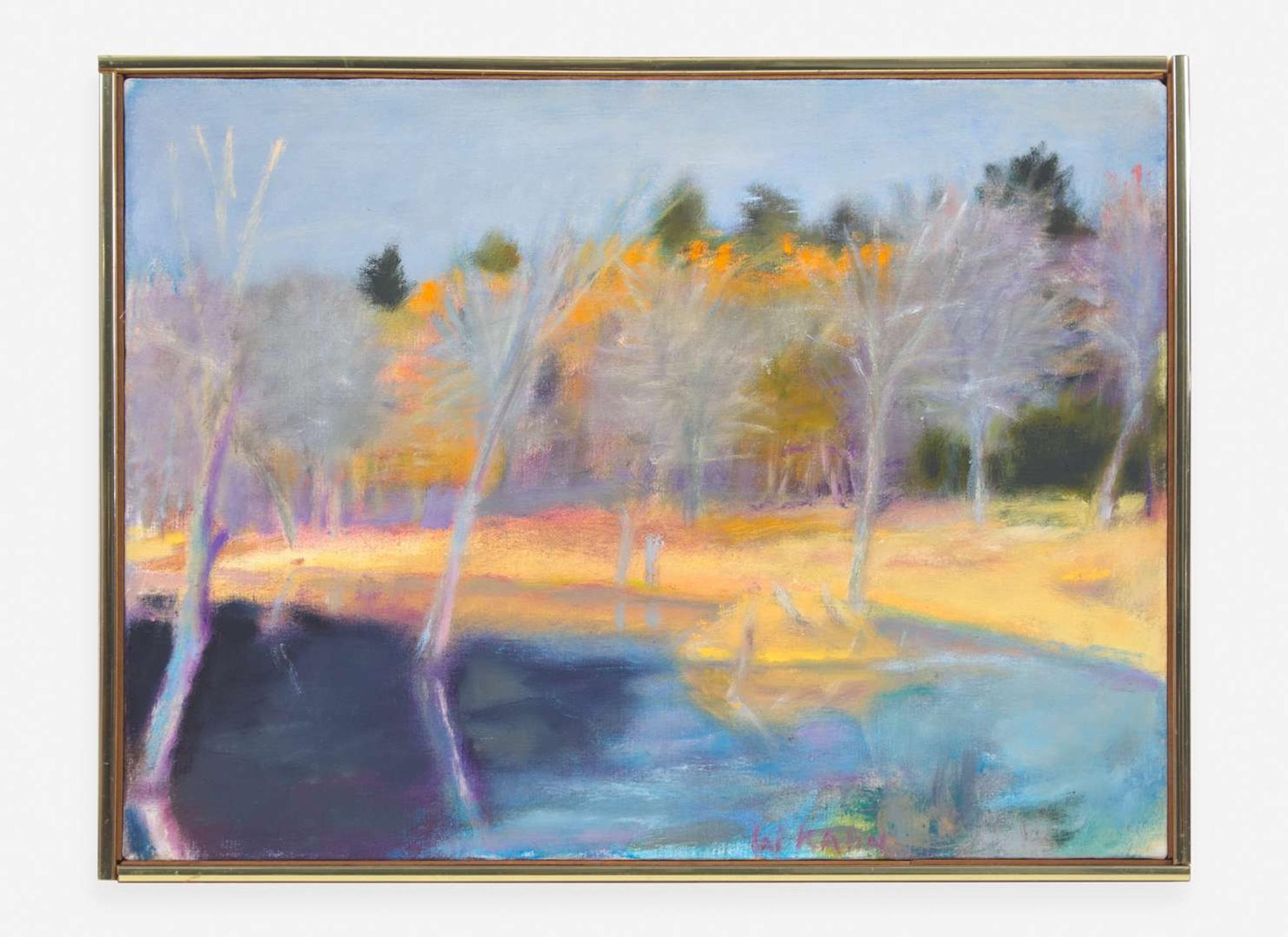 Wolf Kahn (American/German, 1927-2020) - Beaver Swamp in Autumn