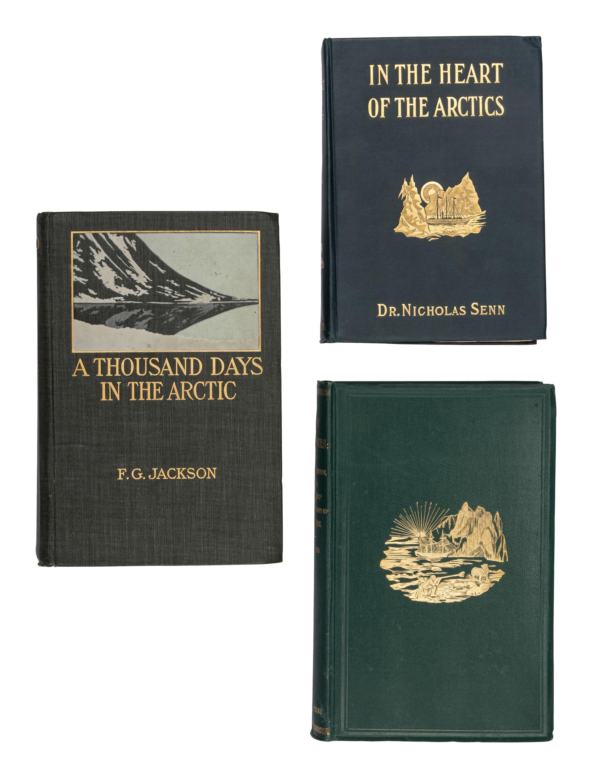 [AMERICAN ARCTIC EXPEDITIONS & EXPLORERS]. A group of 9 works, including: