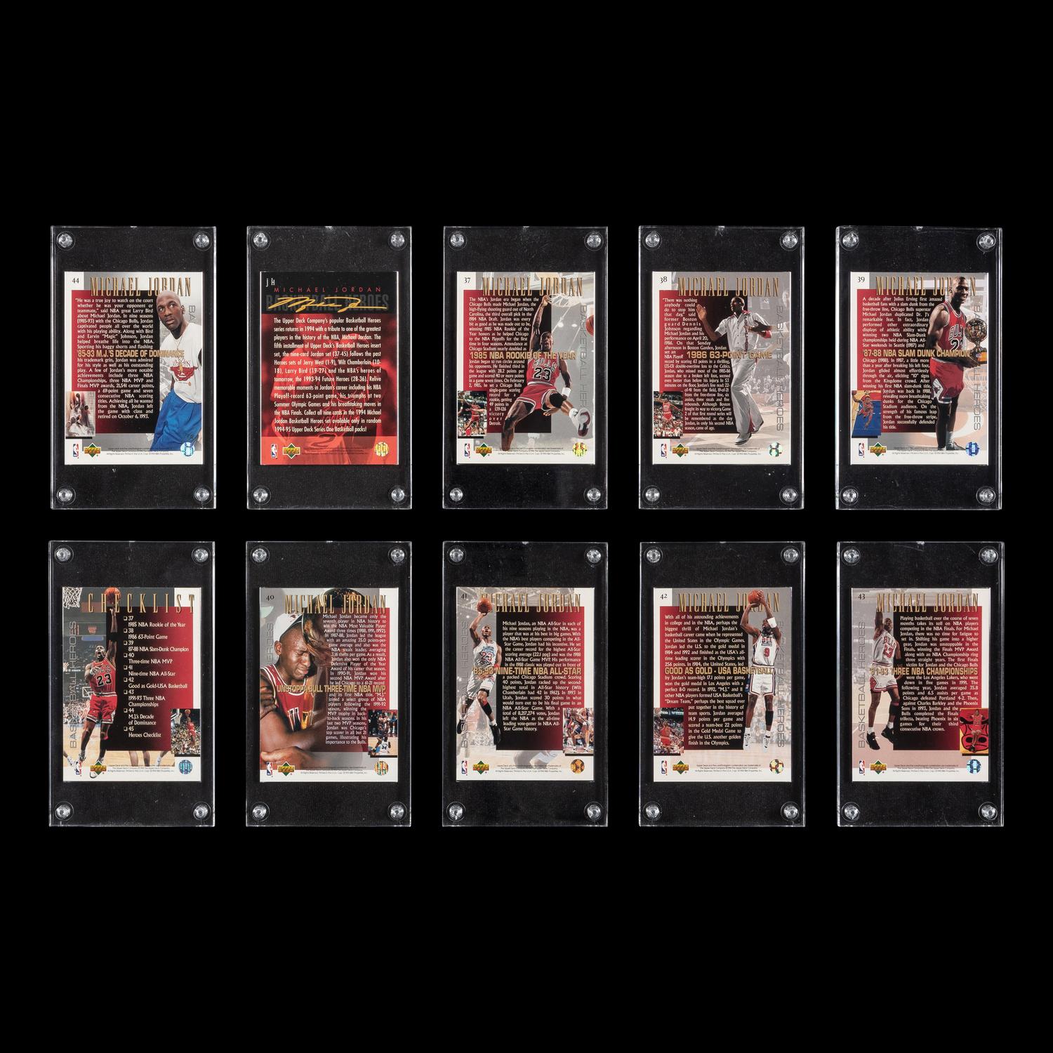 A Large Collection of Assorted Michael Jordan Basketball Cards