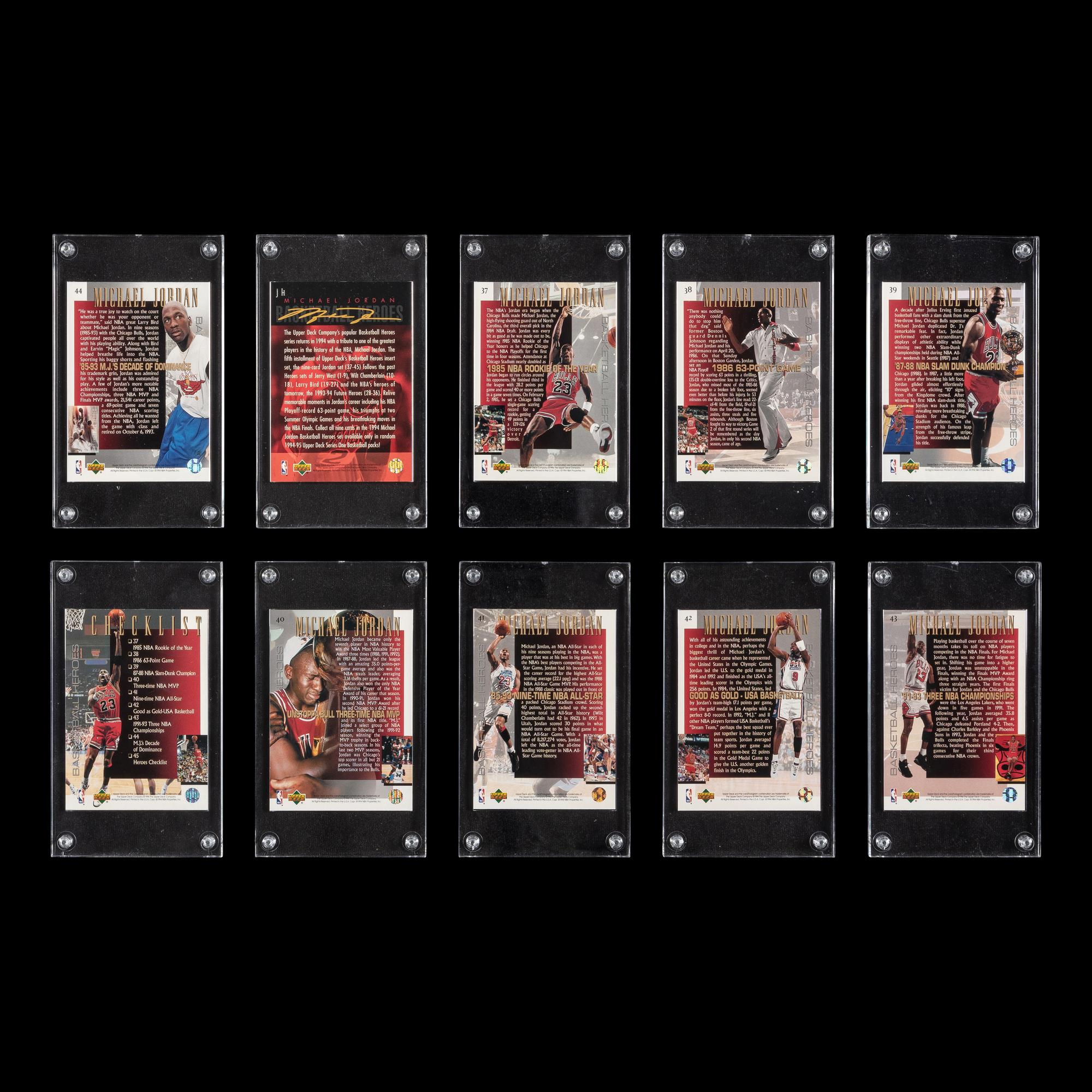 A Large Collection of Assorted Michael Jordan Basketball Cards