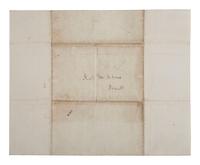 [RELIGION -- RACISM]. Autograph letter signed ("More than One"), to Rev. Henry ADAMS. Louisville, KY, 10 June 1843. Threatening letter to Black reverend and founder of Fifth Street Baptist Church.