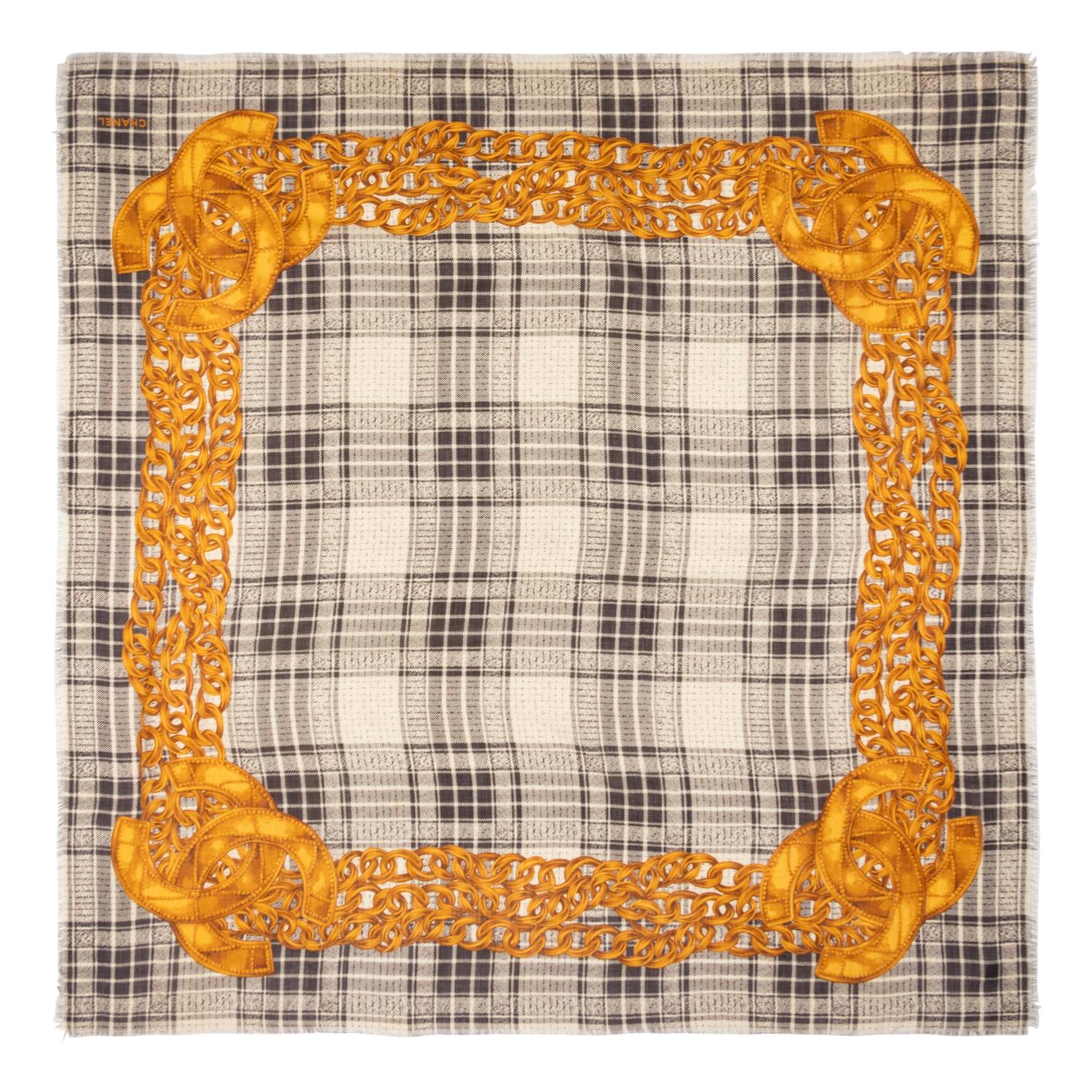 Chanel Silk-Cashmere Shawl