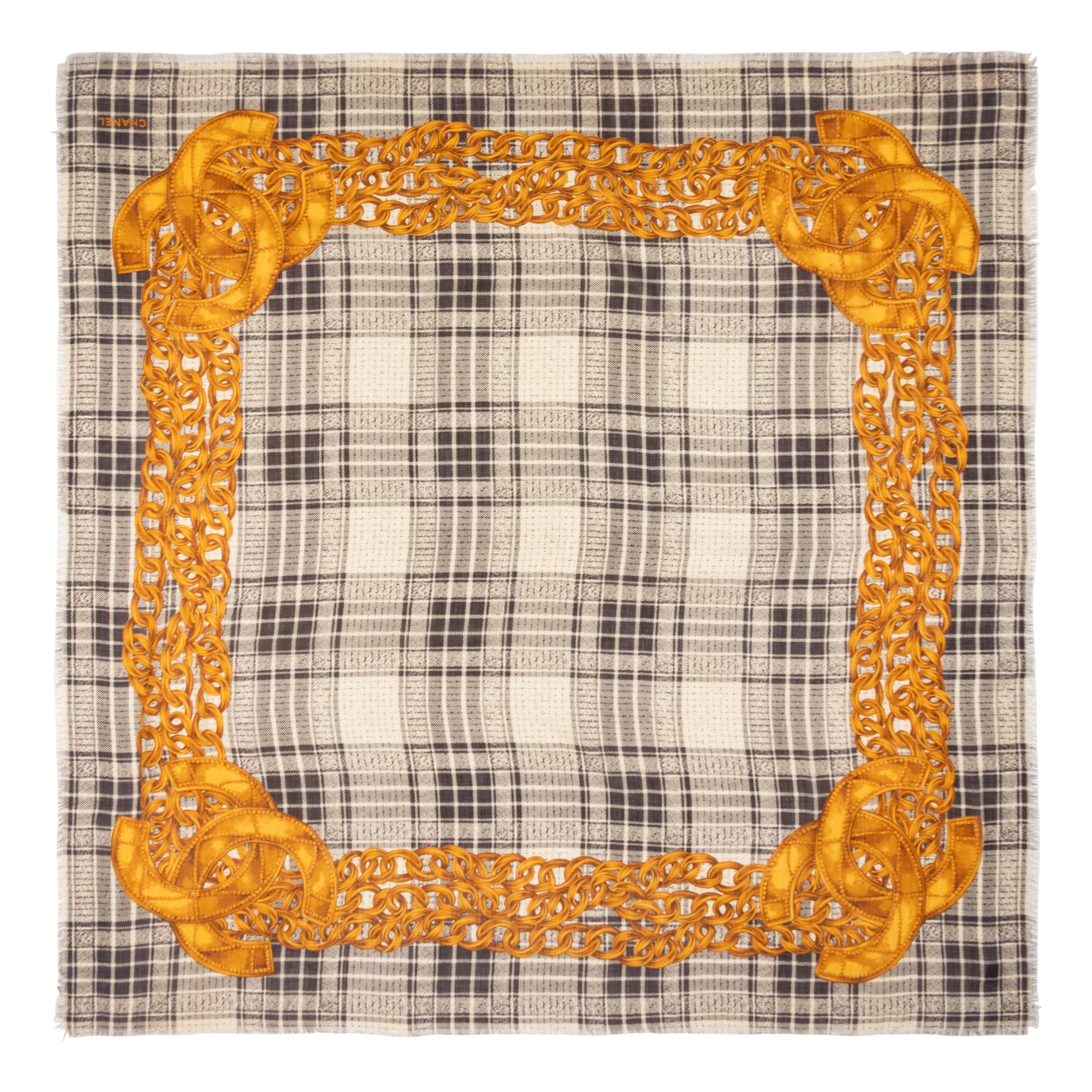 Chanel Silk-Cashmere Shawl