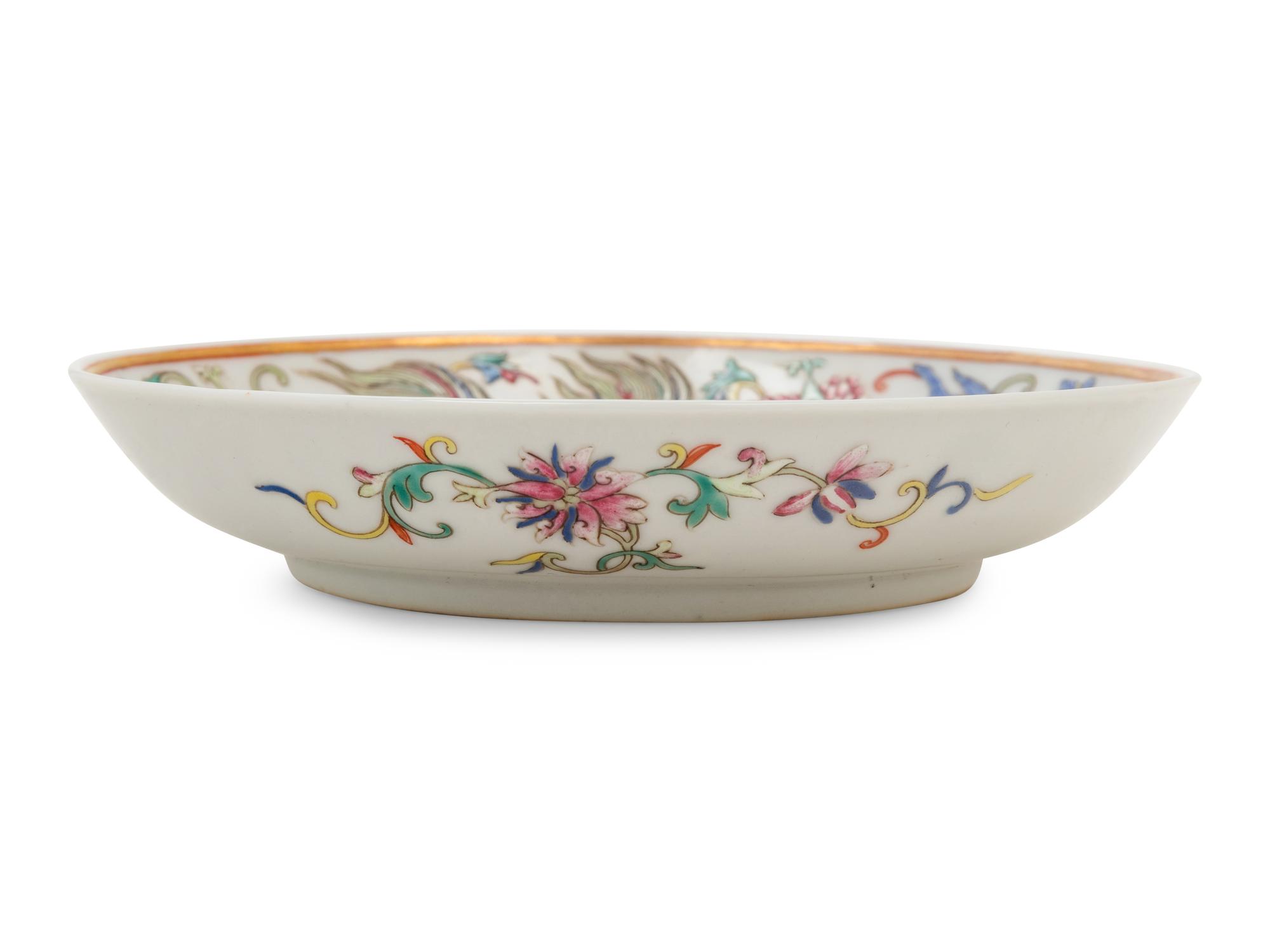 A Famille Rose Porcelain Dish