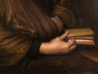 Portrait of a Man Holding a Book