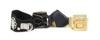 A Group of Four Yves Saint Laurent Belts,
