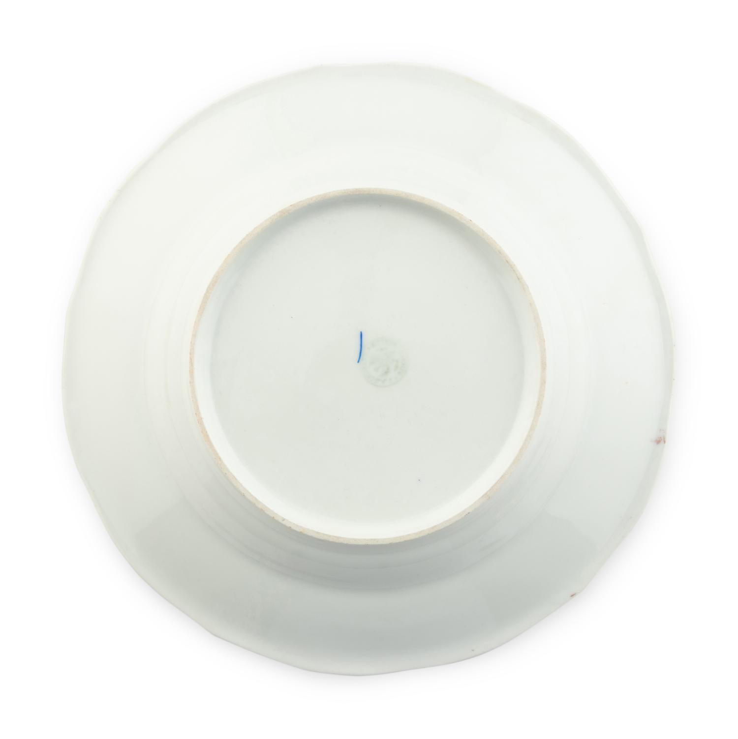 A Set of Six Russian Porcelain Soup Plates
