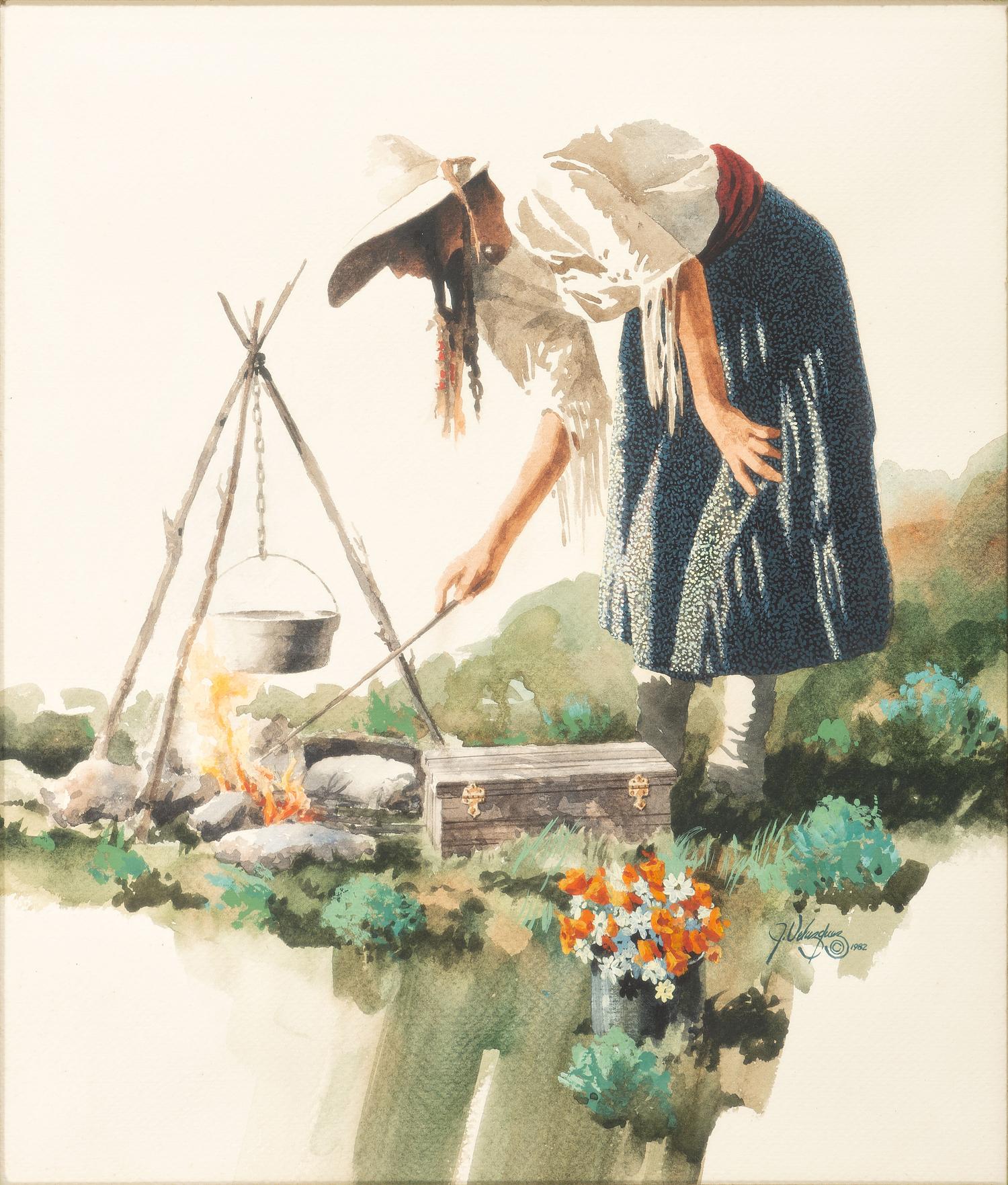 Cooking Woman