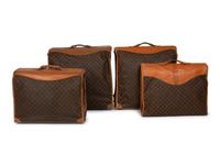 Four Louis Vuitton French Company Garment Bags, 1976-91