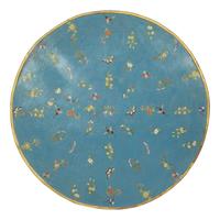 A Large Chinese Cloisonné Enamel Circular Plaque