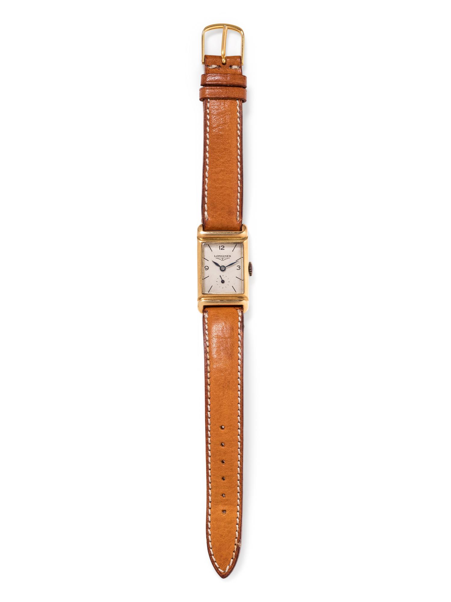 LONGINES, 18K YELLOW GOLD WRISTWATCH