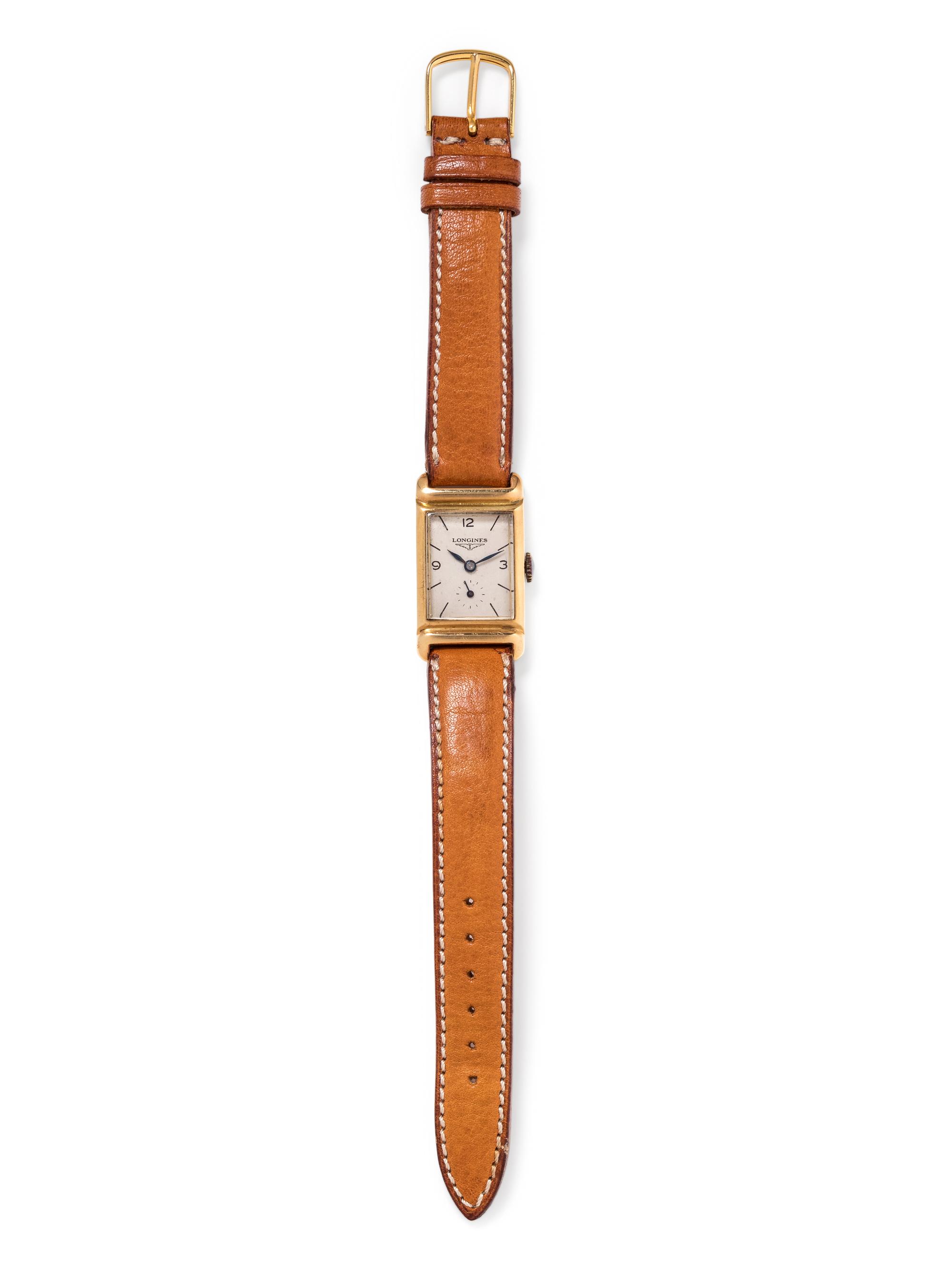 LONGINES, 18K YELLOW GOLD WRISTWATCH