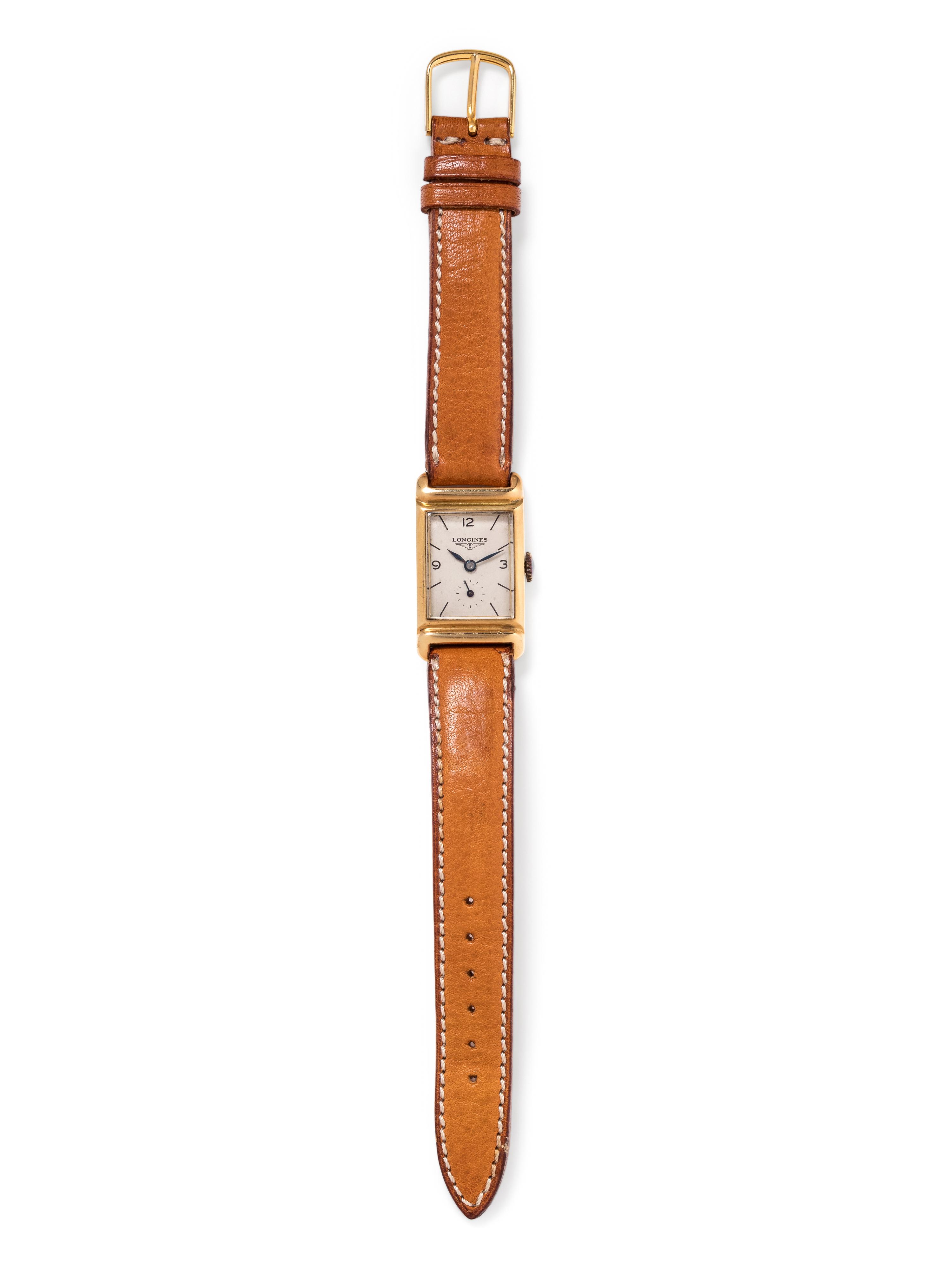LONGINES, 18K YELLOW GOLD WRISTWATCH