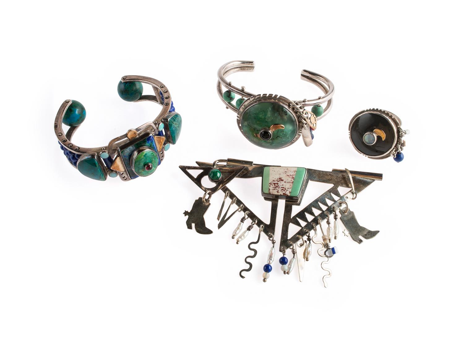 Whimsical Southwestrn-style Silver Jewelry