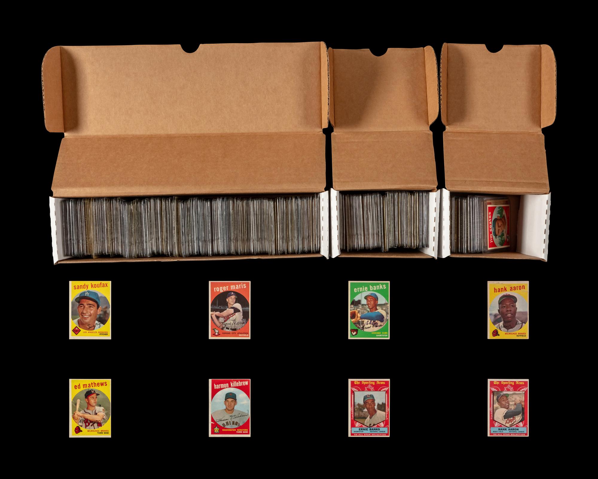 A Near Set of 1959 Topps Baseball Cards (559/572)